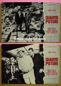 #6678 CITIZEN KANE 2 Italian photobusta movie posters R66