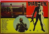 #6685 DANGER DIABOLIK Italian photobusta movie poster '68
