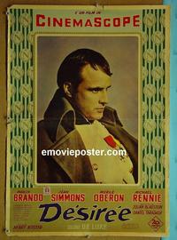 #6687 DESIREE Italian photobusta movie poster '54 Brando