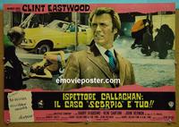 #6689 DIRTY HARRY Italian photobusta movie poster #1 '71