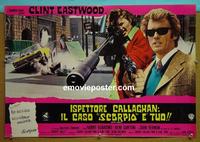 #6690 DIRTY HARRY Italian photobusta movie poster #2 '71