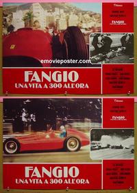 #6697 FANGIO LIVING AT 300 KPH 2 Italian photobusta movie posters