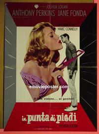 #6555 TALL STORY Italian photobusta movie poster '60 Perkins