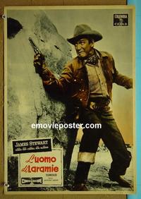 #6623 MAN FROM LARAMIE Italian photobusta movie poster '55