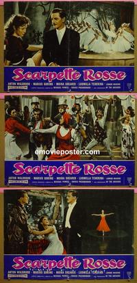 #6748 RED SHOES Set of 7 Italian photobusta movie posters R60