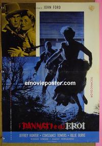 #6758 SERGEANT RUTLEDGE 2 style B Italian photobusta movie posters '60