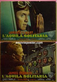 #6765 SPIRIT OF ST LOUIS 2 Italian photobusta movie posters '57