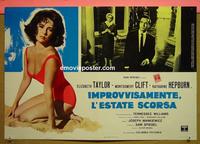 #6770 SUDDENLY LAST SUMMER Italian photobusta movie poster '60