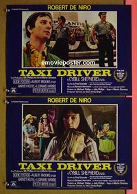 #6627 TAXI DRIVER 2 Italian photobusta movie posters '76