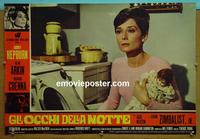 #6787 WAIT UNTIL DARK Italian photobusta movie poster '67