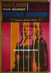 #6192 BUS STOP Polish movie poster '56 Marilyn Monroe