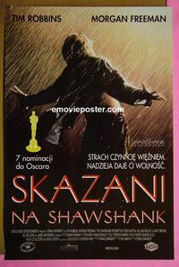 #6225 SHAWSHANK REDEMPTION Polish movie poster '94 Robbins