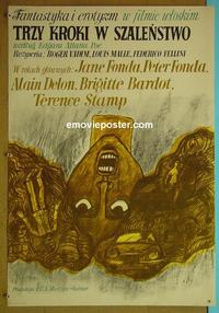 #6228 SPIRITS OF THE DEAD Polish movie poster '69 Fellini