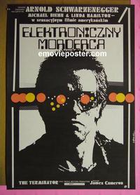 #6231 TERMINATOR Polish movie poster '84 Schwarzenegger