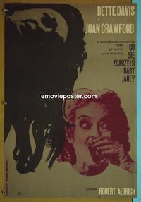 #6237 WHAT EVER HAPPENED TO BABY JANE Polish movie poster 62