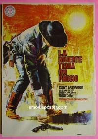 #6109 FOR A FEW DOLLARS MORE Spanish movie poster '67