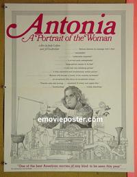 #6028 ANTONIA A PORTRAIT OF THE WOMAN special movie poster