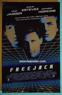 #6056 FREEJACK foil special movie poster '91 Estevez