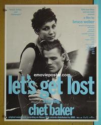 #6025 LET'S GET LOST special movie poster '88 Baker