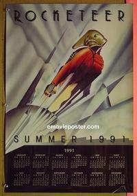 #6035 ROCKETEER special movie poster calendar poster '91