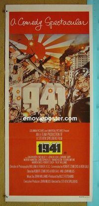 #7074 1941 Australian daybill movie poster '79 Spielberg, Belushi