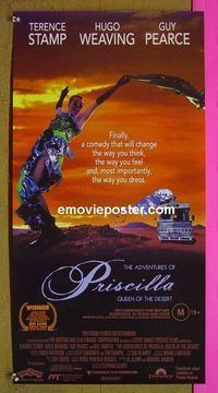 #7044 ADVENTURES OF PRISCILLA Australian daybill movie poster '94