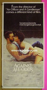 #7108 AGAINST ALL ODDS Australian daybill movie poster '84