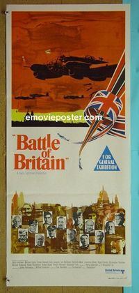 #7163 BATTLE OF BRITAIN Australian daybill movie poster '69 Caine