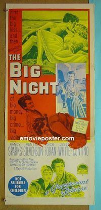 #7181 BIG NIGHT Australian daybill movie poster '60 teen crime!