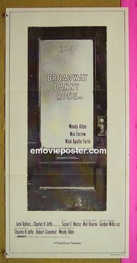 #7217 BROADWAY DANNY ROSE Australian daybill movie poster '84 Allen