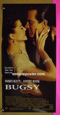 #7221 BUGSY Australian daybill movie poster '91 Warren Beatty