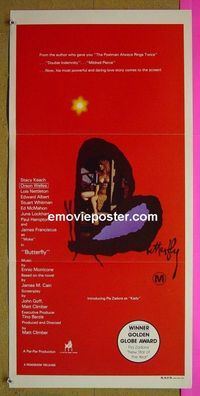 #7227 BUTTERFLY Australian daybill movie poster '82 Pia Zadora