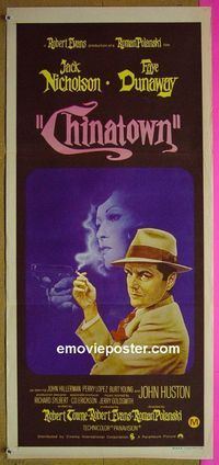 #7257 CHINATOWN Australian daybill movie poster '74 Jack Nicholson