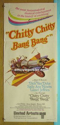#7259 CHITTY CHITTY BANG BANG Australian daybill movie poster 69