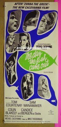 #7310 DAY THE FISH CAME OUT Australian daybill movie poster '67