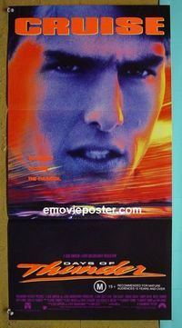 #7311 DAYS OF THUNDER Australian daybill movie poster '90 Tom Cruise