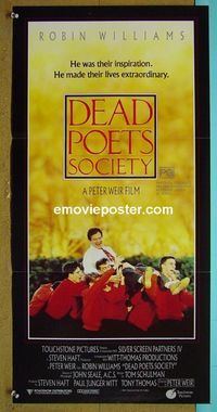 #7312 DEAD POETS SOCIETY Australian daybill movie poster '89 Williams