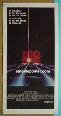 #7313 DEAD ZONE Australian daybill movie poster '83 Cronenberg