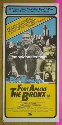 #7399 FORT APACHE THE BRONX Australian daybill movie poster '81