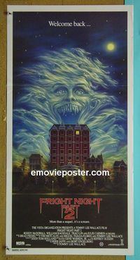 #7412 FRIGHT NIGHT 2 Australian daybill movie poster '89 McDowall