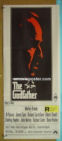 #7429 GODFATHER Australian daybill movie poster '72 Coppola, Pacino