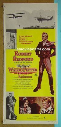 #7442 GREAT WALDO PEPPER Australian daybill movie poster '75
