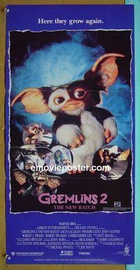 #7446 GREMLINS 2 Australian daybill movie poster '90 Phoebe Cates