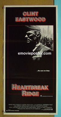 #7463 HEARTBREAK RIDGE Australian daybill movie poster '86