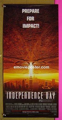 #7053 INDEPENDENCE DAY Australian daybill movie poster '96 Smith