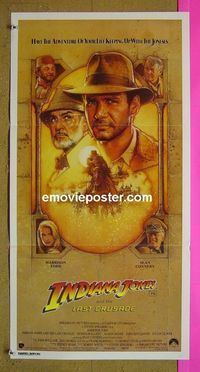 #7504 INDIANA JONES & THE LAST CRUSADE Australian daybill movie poster
