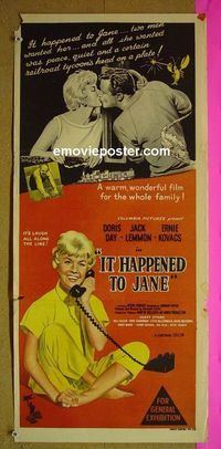#7515 IT HAPPENED TO JANE Australian daybill movie poster '59 Day