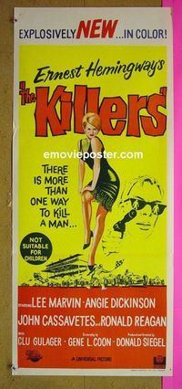 #7539 KILLERS Australian daybill movie poster '64 Dickinson
