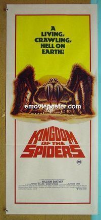#7545 KINGDOM OF THE SPIDERS Australian daybill movie poster '77