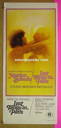 #7563 LAST TANGO IN PARIS Australian daybill movie poster 73 Brando
